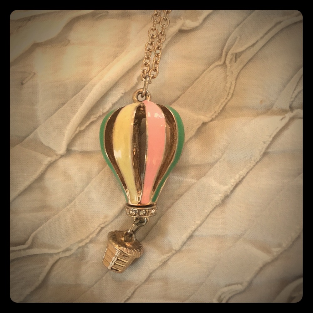 Hot air balloon necklace